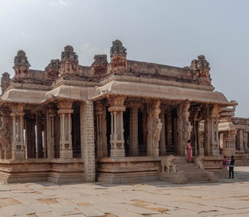 stone temple at Hampi