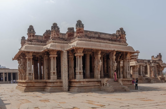 stone temple at Hampi